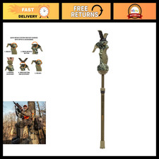 Adjustable Height Shooting Stick, Quick-Detach Yoke, Durable Lightweight Tripod