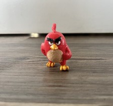 Mini ANGRY BIRDS 2016 Red Bird Toy Figure Cake Topper Doll House Kid Toy