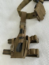 Lot BlackHawk thigh holster and ammo attachment 