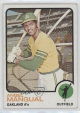 1973 Topps High Number Angel Mangual #625 4ns