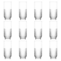 12X Lav Tokyo Highball-GläSer Groß Glas Wasser Trinkbecher Set 395Ml