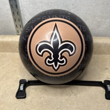 Rare VIZ-A-BALL NFL New Orleans SAINTS Bowling Ball With Bag