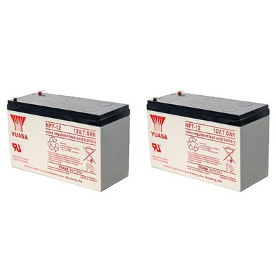 Yuasa Yuasa NP7-12 12V 7AH Battery (2 Pack) | eBay