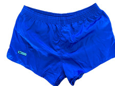 ERIMA Vintage Nylon Glanz Shorts Gr. M D6 blau Sprinter Shiny 90s Gay 58