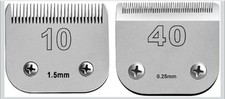 Size 40/10 Detachable Pet Dog Grooming Ceramic Blades Compatible with Oster...