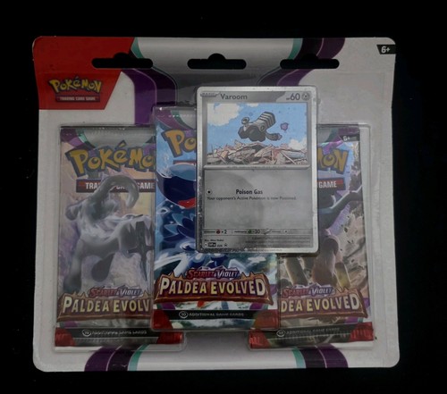 Pokemon Paldea Evolved 3 Pack Blister Promo