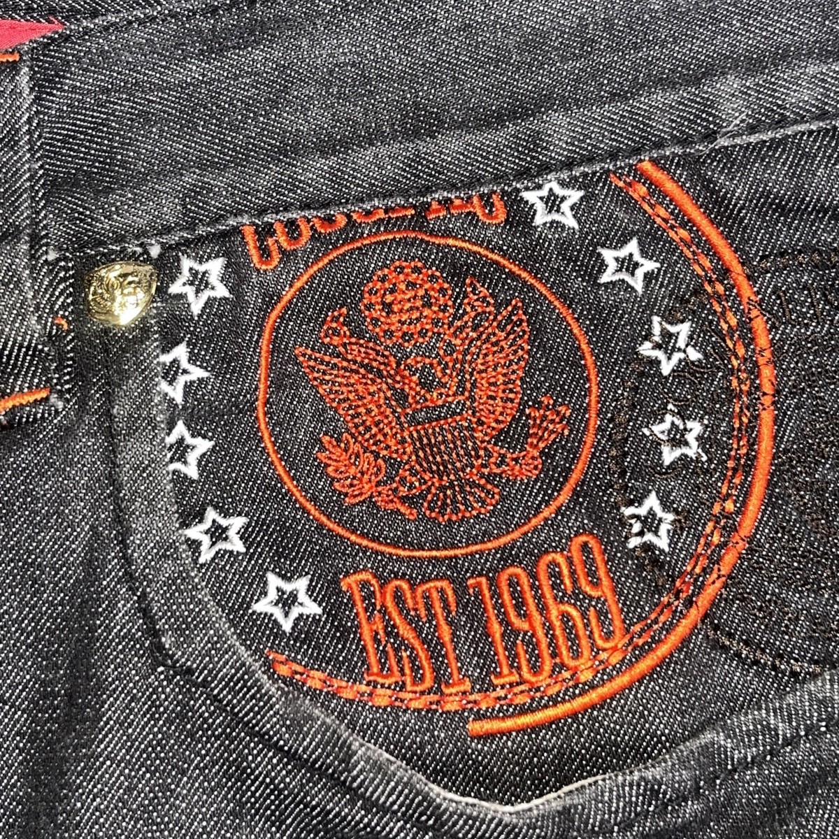 VTG Coogi Embroidery Black Denim Jorts W40 – 17” Inseam – Baggy