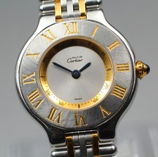 Cartier Must de Cartier 21 - 21 mm, Stainless Steel for sale | eBay