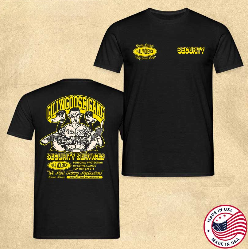 Dustin Poirier Official Merch – Gilly Goose Gang Signature Graphic T ...