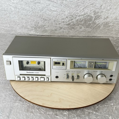 #ad #ad Vintage Technics RS M205 Cassette Deck For Repair Low Volume Output *read* $15.87