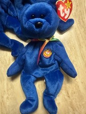    CLUBBY the bear Class of 1998 TY Beanie Baby RETIRED MWT POSSIBLY MANY ERRORS