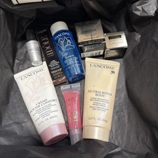 Lanc me Skincare Makeup Bundle Bi-Facil, Absolue, Juicy Tubes, Mascara