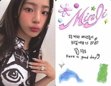 NewJeans Get Up Weverse Albums Ver. CD Photo Card Collectible Card Used