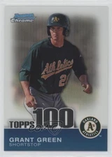 2010 Bowman Chrome Topps 100 Prospects /999 Grant Green #TPC42