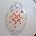 Vintage Clear Pyrex Replacement Oval Glass Lid 945 C 25 Friendship * Read
