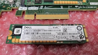 Dell M7W47 Boot-Optimized Storage M.2 BOSS Adapter w 2x 240GB M.2 SATA SSD TC2RP
