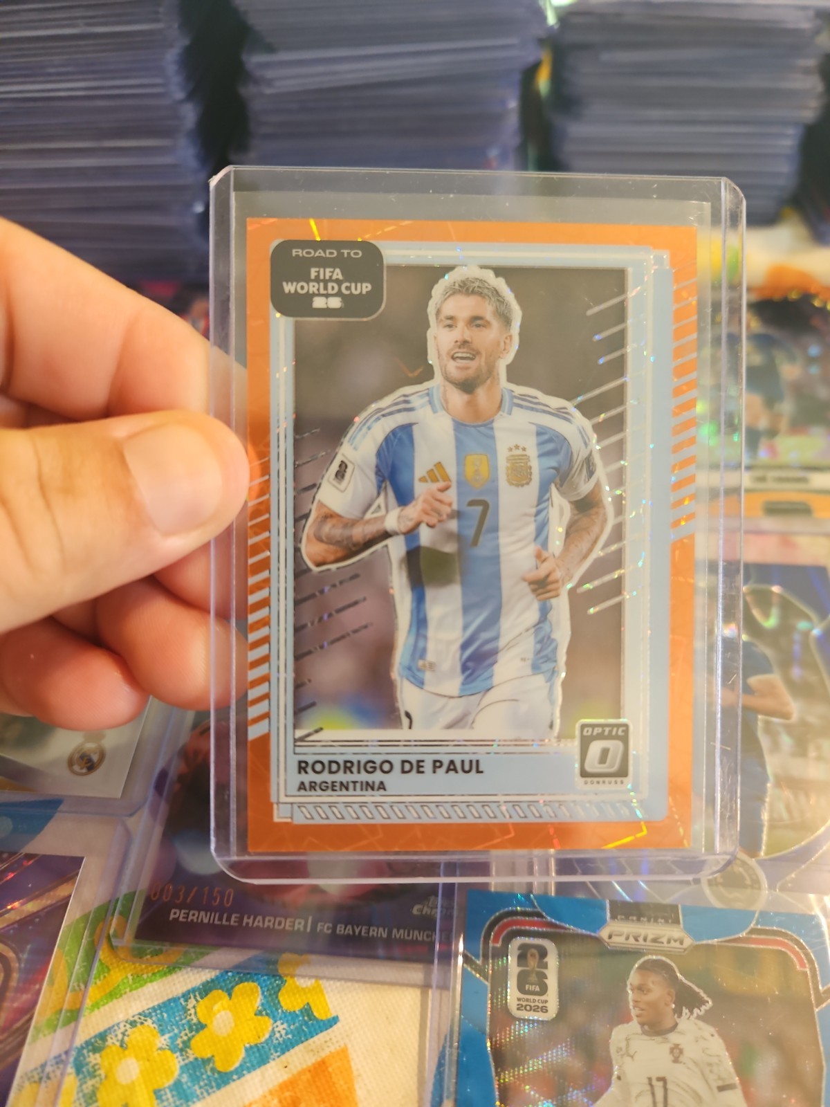 MLS PRIZM & DONRUSS 14 CARD NUMBERED MIXED CARD LOT INCL DE PAUL, RODRYGO, MINT view 4