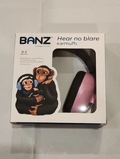 Banz Hear No Blare Noise-Reducing Earmuffs for Ages 0-2 Carewear for Kids NEW