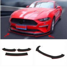 Schwarz Frontlippe Spoilerlippe Spoilerschwert Frontspoiler Für Ford Mustang GT