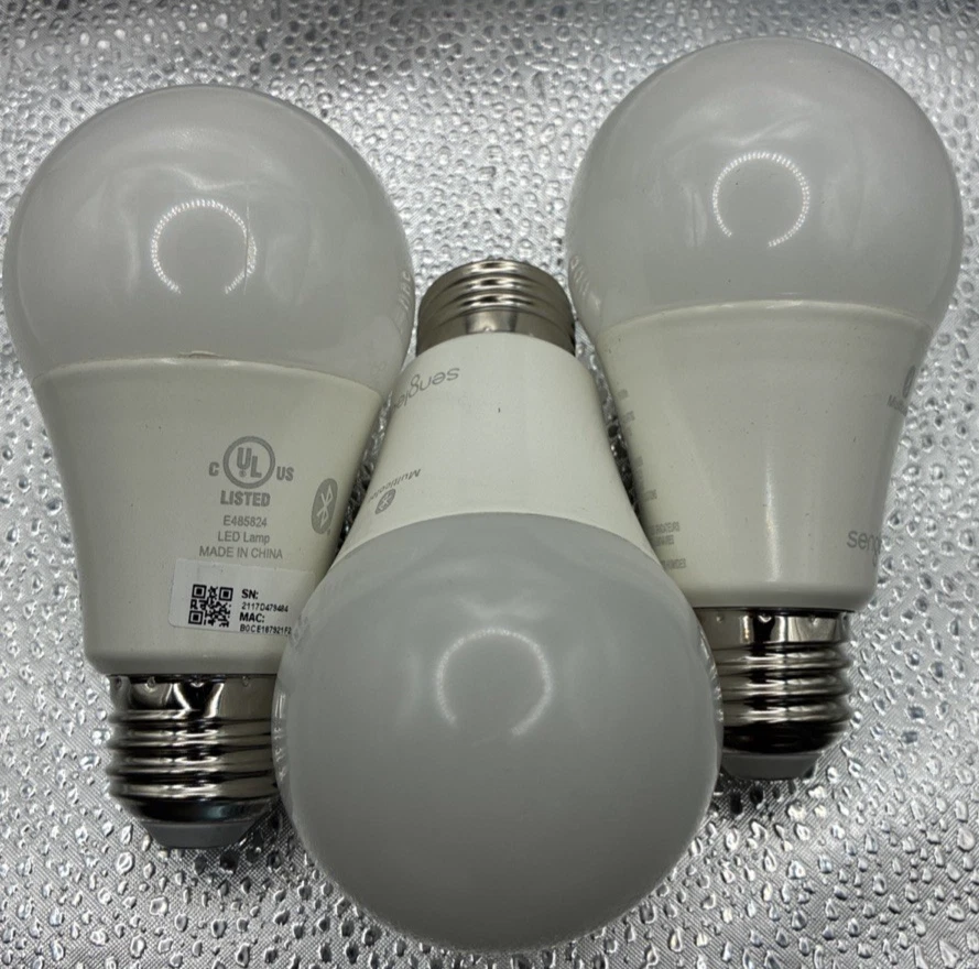3PK Smart LED Sengled B11 N1EW Light Bulb Multicolor Bluetooth Alexa Echo - Image 4 of 4