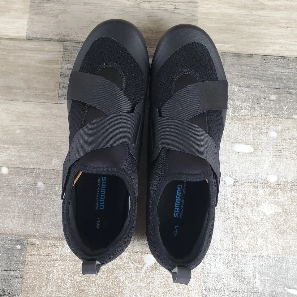 Pearl Izumi Shimano IC1 Mens Cycling Shoes Sz 10 M Black Off-Set Straps - Image 4 of 4