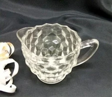 1732 Antique Jeannette Individual Cubist Creamer