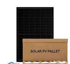 6x 450W 12V 24V 48V Wholesale Solar Panel Dual Glass Pallet Rigid Free Delivery
