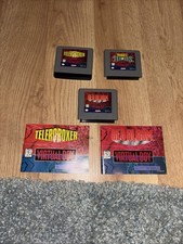 Mario Tennis Teleroboxer and Red Alarm Virtual Boy Games with Manuals Tested