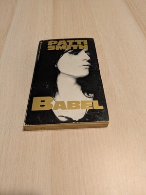 Book, Patti Smith, Babel, Poetry, Paperback, Berkley Edition, 1979