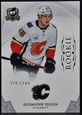 2020-21 UD The Cup Rookie Alexander Yelesin 111 Calgary Flames RC 170 /249 8433