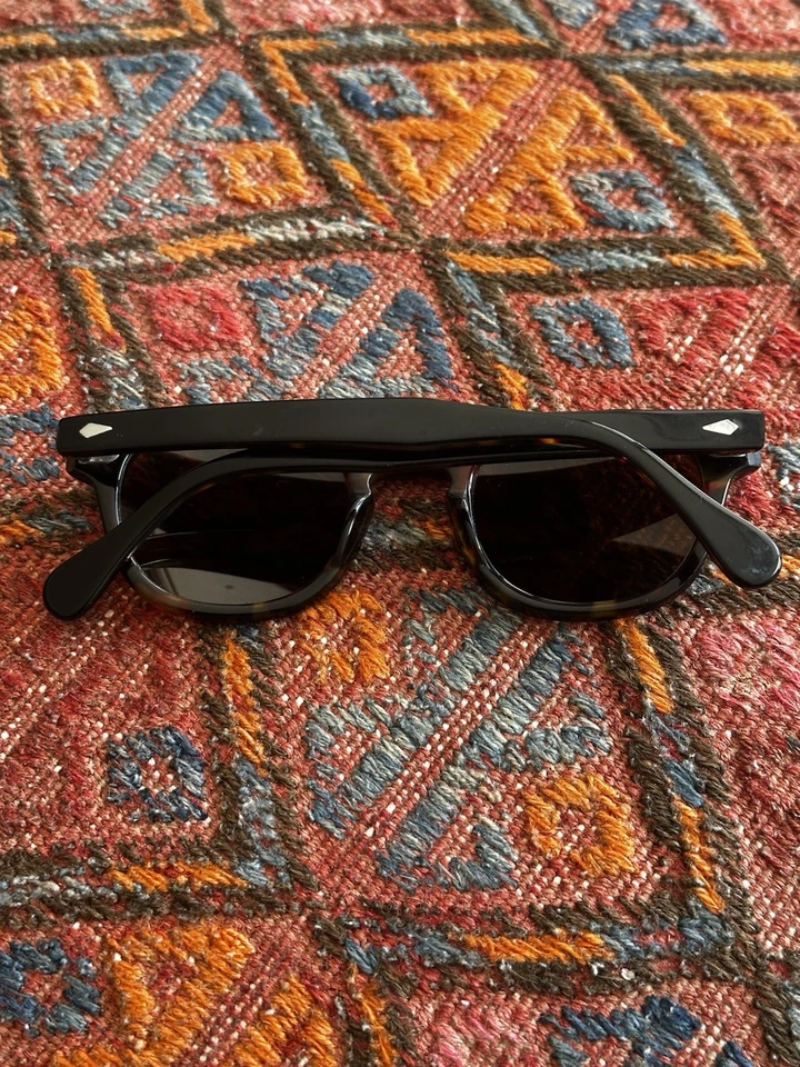 Moscot x END. Gafas de sol Lemtosh 46 negras tortuga y marrón Foto 3 de 4