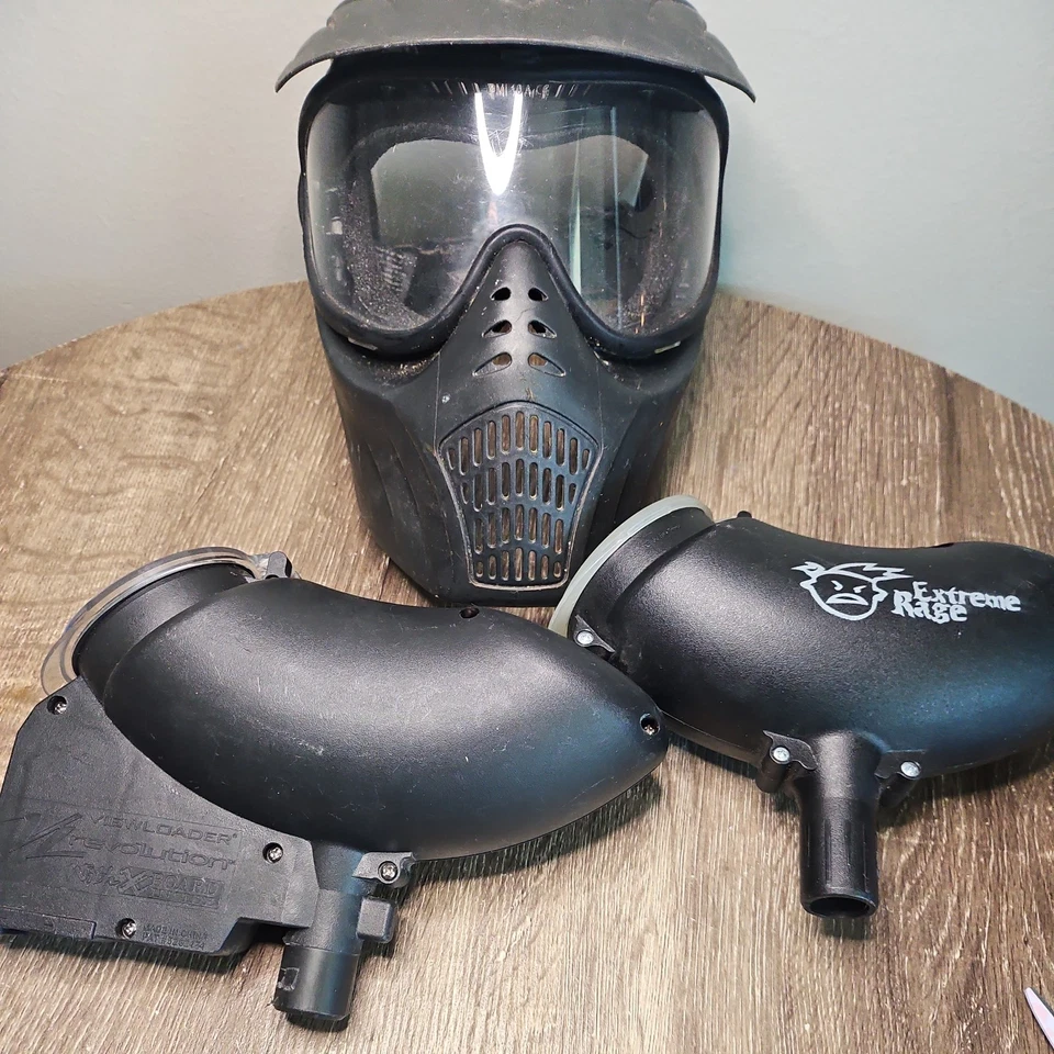 PAINTBALL FACE MASK HELMET and Paintball Hopper and more OEB - Image 2 of 4