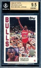 MICHAEL JORDAN 1992-93 TOPPS ARCHIVES GOLD FOIL STAMP BGS 9.5 GEM CARD #52G!