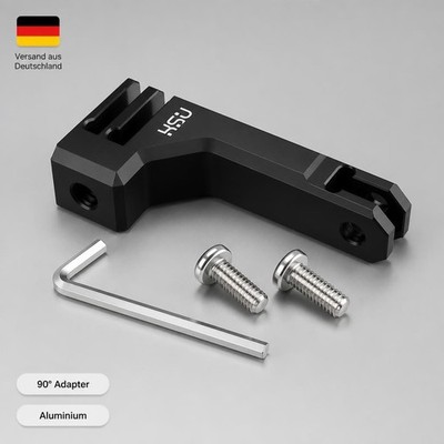 90 Grad Vertikal Adapter Aluminium für GoPro Hero 13 12 11 10 9