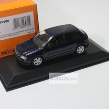 MINICHAMPS AUDI A3 - 1996 - BLUE METALLIC 940015100