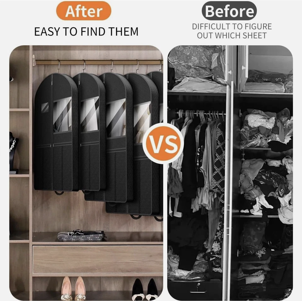 Bolsas de traje de 43" para hombre Bolsa de viaje para ropa de viaje Duradero Grueso Foto 4 de 4