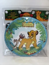 Disney Lion King Vintage New Dinnerware + Flatware Set Zak Designs