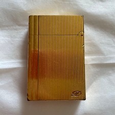 S.T. Dupont Gas Lighter Gatsby Luxury Fire Original Condition