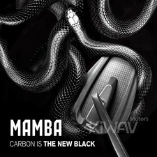 Bar end mirrorsmat black carbon fiber for Moto Guzzi 05-17 Griso OEM bar