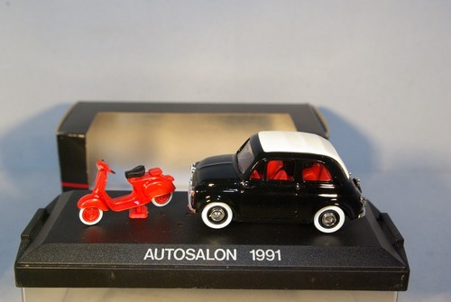 VITESSE FIAT 500 1957 BLACK + VESPA BIJENKORF MIB RARE SELTEN! - Picture 2 of 8