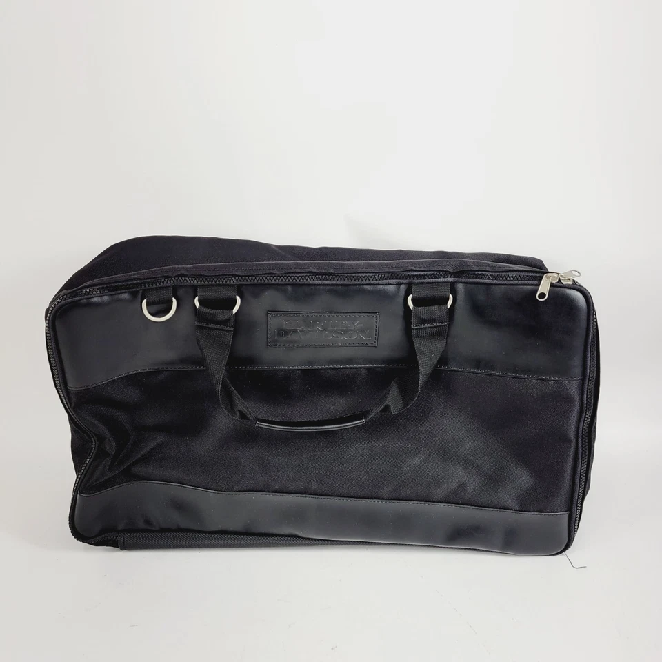 Harley-Davidson Tour Pack Canvas Travel Bag Liner Leather With Strap - Image 2 of 4