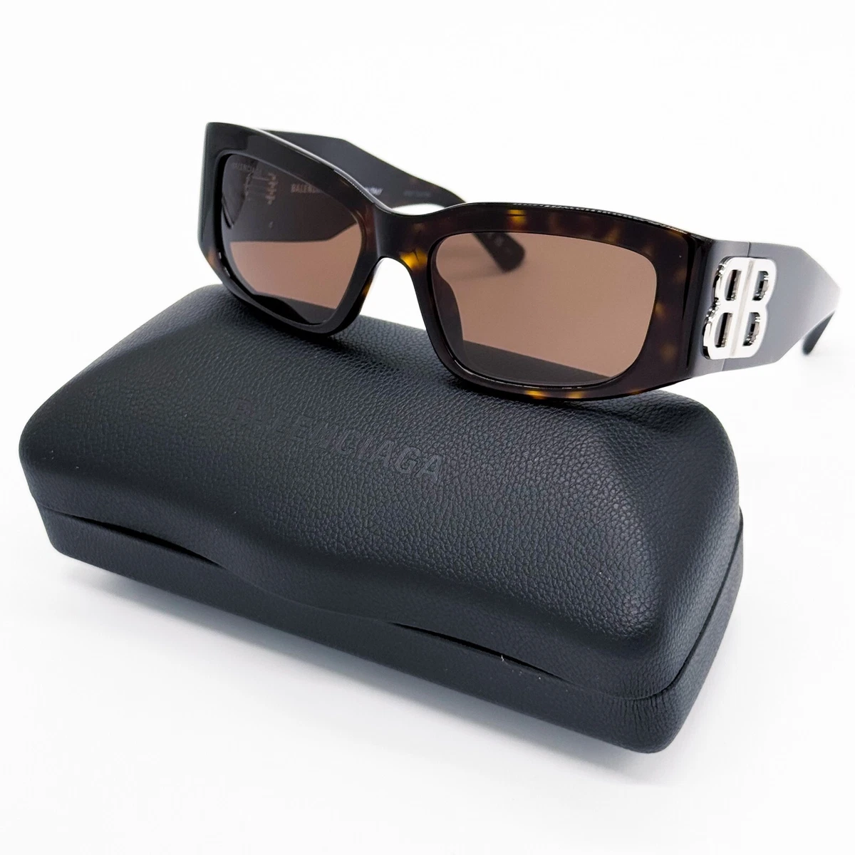 Balenciaga Brown Square Sunglasses for Women for sale | eBay display picture 1
