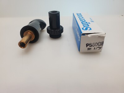 PS50GB Superior Electric Test Plug, Socket-Plug, 50A BLACK