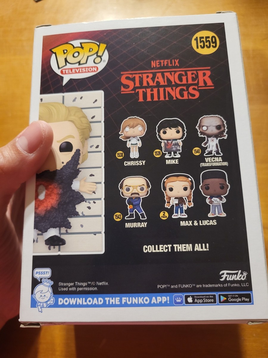 Funko Pop Stranger Things 001 Vaporizing #1559 2024 SUMMER