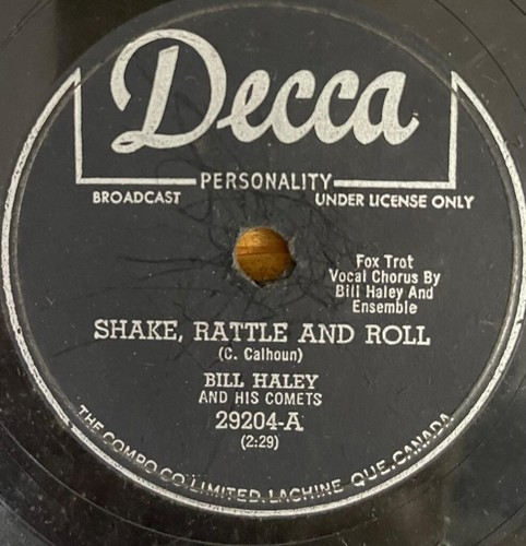 1950's Rock 'n' Roll 78 RPM - Bill Haley- Shake rattle & roll- Decca Canada - Picture 2 of 2