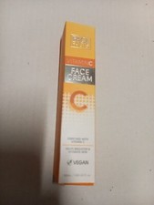 Vitamin C Face Cream Moisturiser Wrinkle Brighten Hydrate Skin Glow Vegan 50ml