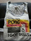 Atari Pong Legend I Got Skills Junk Food Tank Top Shirt Vintage Style M USA