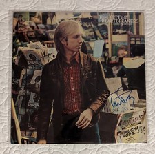 TOM PETTY signed autograph 'Hard Promises' vinyl LP s