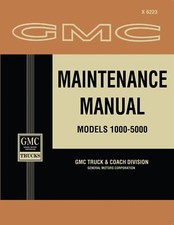 1962 Gmc Shop Manual Models 1000-5000