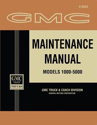 1962 GMC Shop Manual (Models 1000-5000)